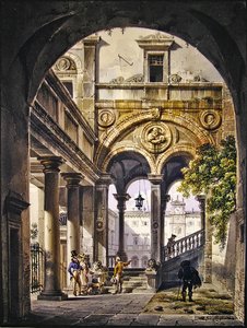 Capriccio Arquitetônico de Giovanni Migliara