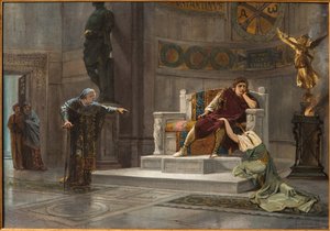 Costantine and the Slave (óleo sobre tela)