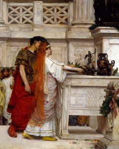 Proposta de casamento, por Giovanni Muzzioli (1854-1894), Detalhe