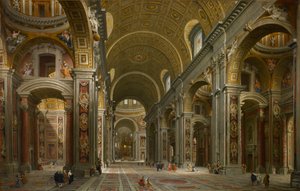 Interior de São Pedro, Roma