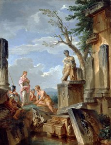 Ruínas com uma Sibila e outras Figuras, c1720