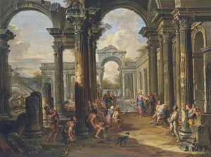 A piscina de Bethesda de Giovanni Paolo Pannini