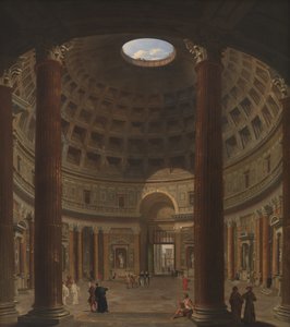 Interior do Panteão, Roma de Giovanni Paolo Pannini