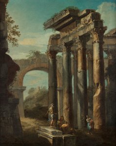 Ruínas romanas de Giovanni Paolo Pannini