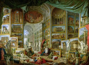 Galeria de vistas da Roma Antiga de Giovanni Paolo Pannini