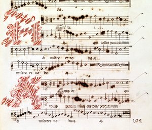 Agnus Dei dos "Mages of Mantua" de Giovanni Pierluigi da Palestrina (1525 - 1594), compositor italiano. de Giovanni Pierluigi da (after) Palestrina