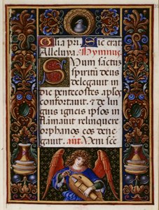 Adicionar 34294 fol.32 Página de texto com borda decorada, das 