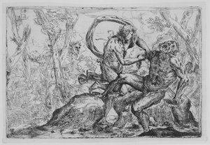 A esfola de Marsyas, meados do século XVII.