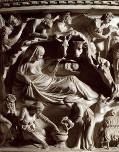 Natividade, detalhe de Giovanni Pisano