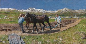 A lavoura de Giovanni Segantini