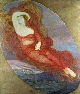 Deusa do Amor de Giovanni Segantini