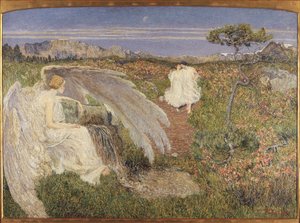 Itália, Amor na Fonte da Vida de Giovanni Segantini