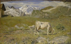 Pastos da primavera Pastos da primavera, 1896. de Giovanni Segantini