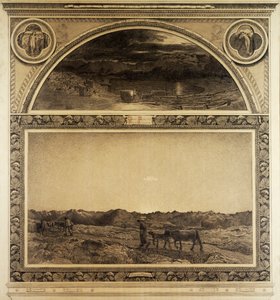 Estudo para o Tríptico dos Alpes, Natureza de Giovanni Segantini