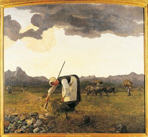 Suíça, Saint Moritz, The Hay Harvest de Giovanni Segantini