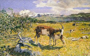 Os Alpes em Maio por Giovanni Segantini (1858-1899)