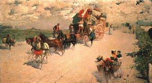 O Vagão Cigano (óleo)