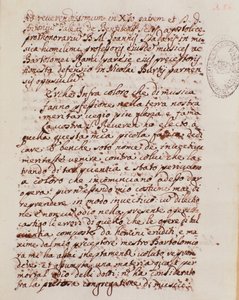 Página manuscrita de um tratado de música de Giovanni Spataro de Giovanni Spataro