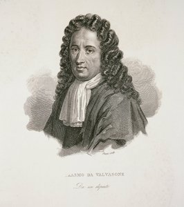 Escritor e poeta italiano Erasmo di Valvasone de G. Stuppi, gravura de Giovanni Stuppi