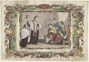 Visitando os prisioneiros III. Opus misericordiae spiritualis / La tercera obra de misericordia spiritual (...) (título no objeto) As Obras de Misericórdia Espirituais (título da série) de Giovanni Volpato
