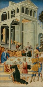 Salomé pedindo a Herodes a cabeça de São João Batista, 145560. de Giovanni di Paolo