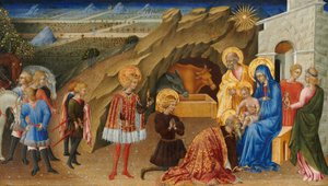 A Adoração dos Magos, c. 1450.