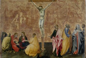A Crucificação de Cristo, c.1445 (tempera em madeira de choupo)
