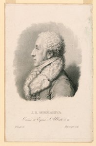 Retrato de J. B. Sommariva (1760-1826) de Giovita Garavaglia