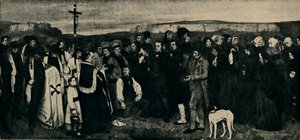 Funeral em Ornans, c1850, 1935. de Giraudon