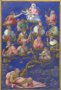 A árvore de Jesse. Por volta de 1535