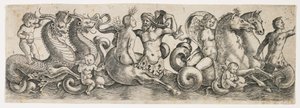 Friso com tritões e ninfas, c. 1517