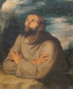 São Francisco de Assis (óleo sobre tela)
