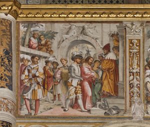 Nave Central, Quinta Espanha do Sul, Cristo antes de Pilatos, Girolamo Romanino de Girolamo Romanino