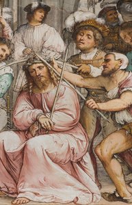Nave Central, Quarta Espanha do Sul, Coroação de Espinhos, Girolamo Romanino de Girolamo Romanino