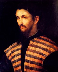 Retrato de um Homem, de Girolamo Romano conhecido como il Romanino (1485-1560), óleo sobre tela.