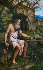 O penitente São Jerónimo de Girolamo Romanino