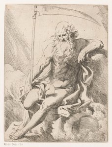 Saturno com foice de Girolamo Scarselli