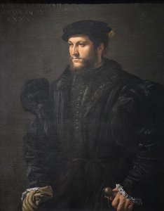 Retrato de um cavalheiro de preto