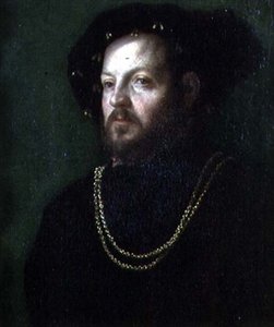 Retrato de um homem de Girolamo da Carpi