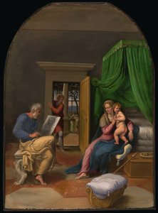 São Lucas desenhando a Virgem e o Menino Jesus, c. 1535.