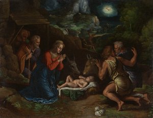 A Adoração dos Pastores, ca. 1535-40.