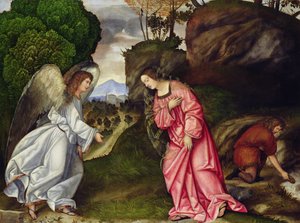 Agar e o Anjo de Girolamo da Treviso II