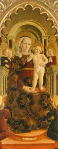 Madona Entronizada (pintura) de Girolamo di Giovanni di Camerino