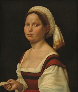 Retrato de uma jovem de Giuliano Bugiardini