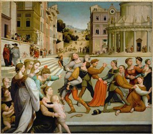 A violação de Dina, pintura deixada inacabada por Fra Bartolomeo e terminada por Bugiardini em 1531 (pintura)