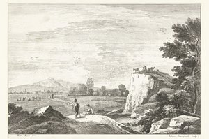 Paisagem com algumas figuras Paisagens italianas (título da série)