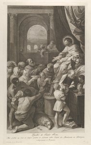 São Jó sentado à direita recebendo as dádivas do povo..., ca. 1760-1800.