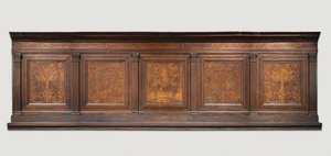 Painel superior de um armário de sacristia, c. 1460-1475. de Giuliano da Maiano