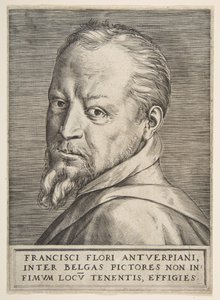 Retrato de Frans Floris, 1531-76. de Giulio Bonasone