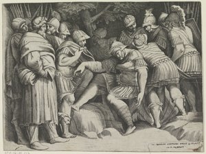 Cipião ferido de Giulio Bonasone